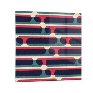 Glasbild - Bild auf glas - In die Tiefe und vorwärts - 70x70 cm