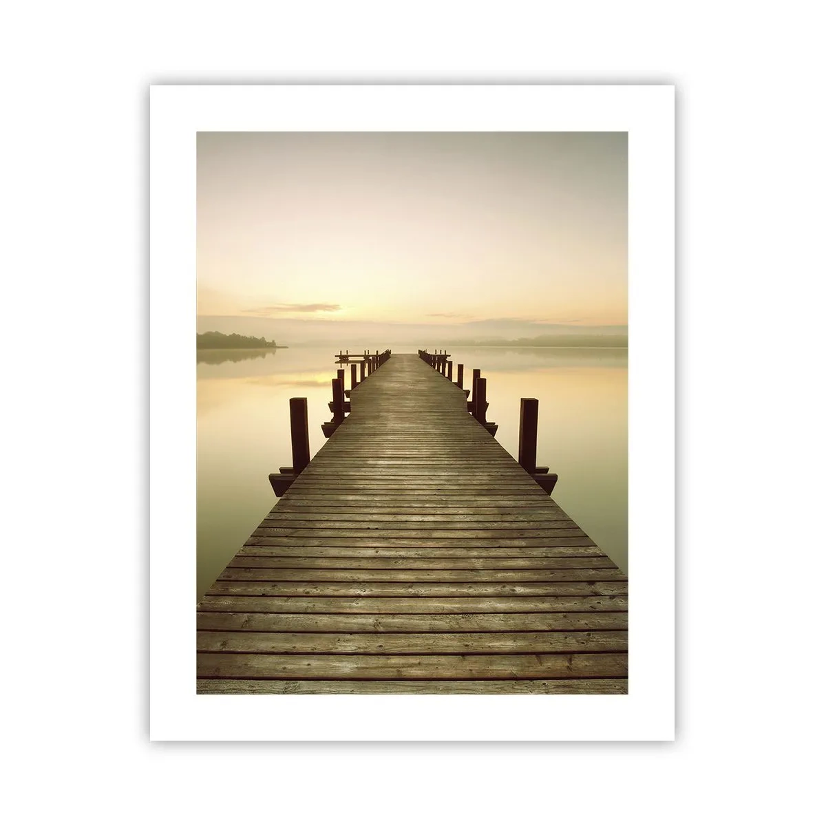 Poster - Tagesanbruch, Morgendämmerung, Licht - 40x50 cm