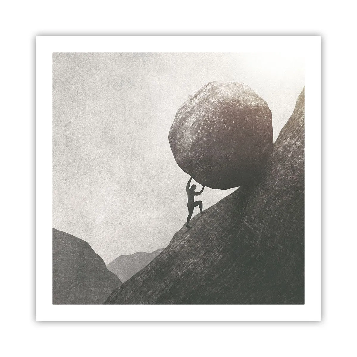 Poster - Ich glaube wider alle Hoffnung - 60x60 cm