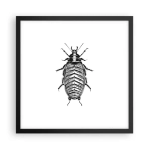 Poster in einem schwarzem Rahmen - Was für ein Exemplar! - 40x40 cm