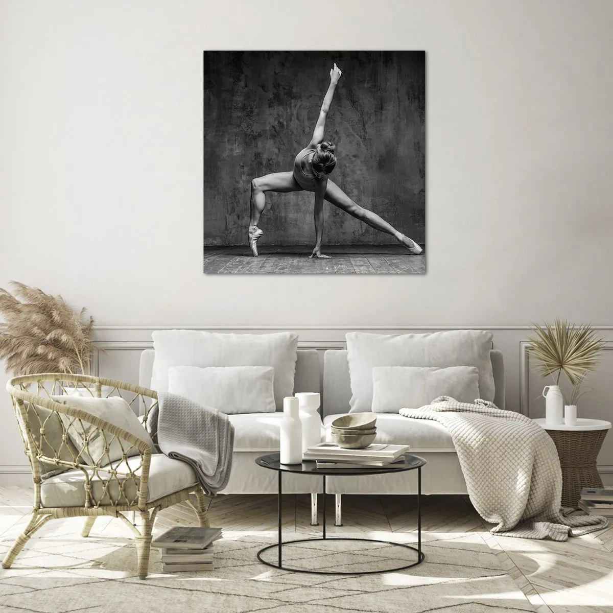 Glasbild - Bild auf glas - Das Ideal des Gleichgewichts - 70x70 cm