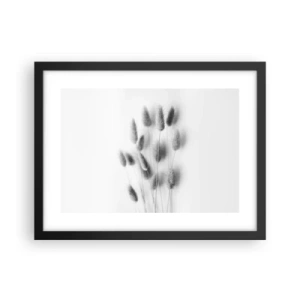 Poster in einem schwarzem Rahmen - Eure flauschige Grashoheit - 40x30 cm