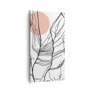 Bild auf Leinwand - Leinwandbild - In einem Netz aus Zweigen - 65x120 cm