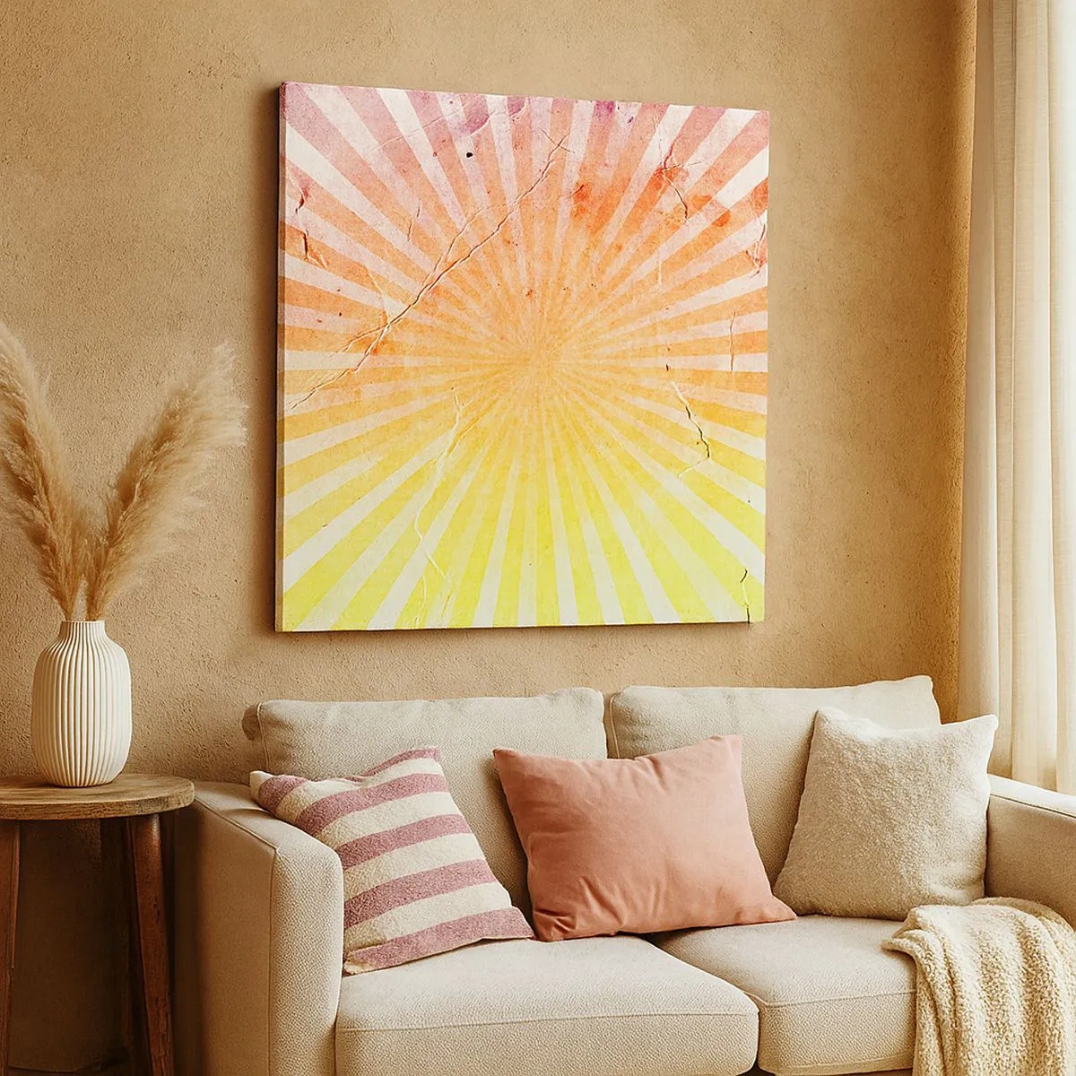 Bild auf Leinwand - Leinwandbild - Sonnenaufgänge und Sonnenuntergänge - 30x30 cm