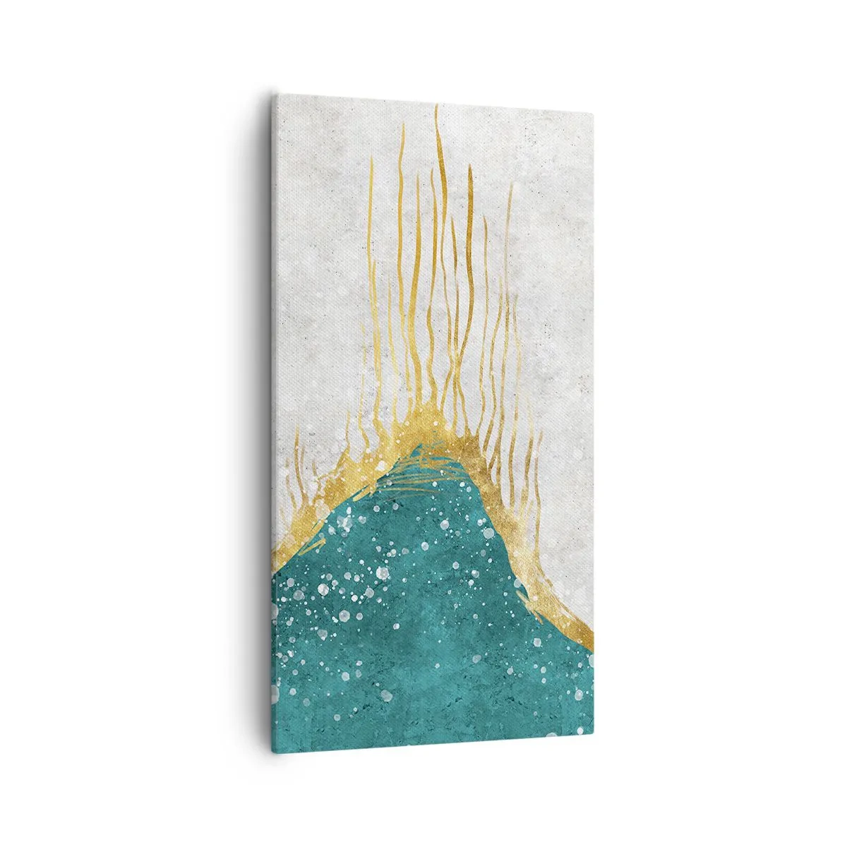 Bild auf Leinwand - Leinwandbild - Goldene Flut - 55x100 cm