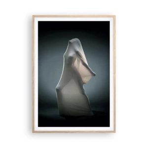 Poster in einem Rahmen aus heller Eiche - Versteckte Wünsche - 70x100 cm