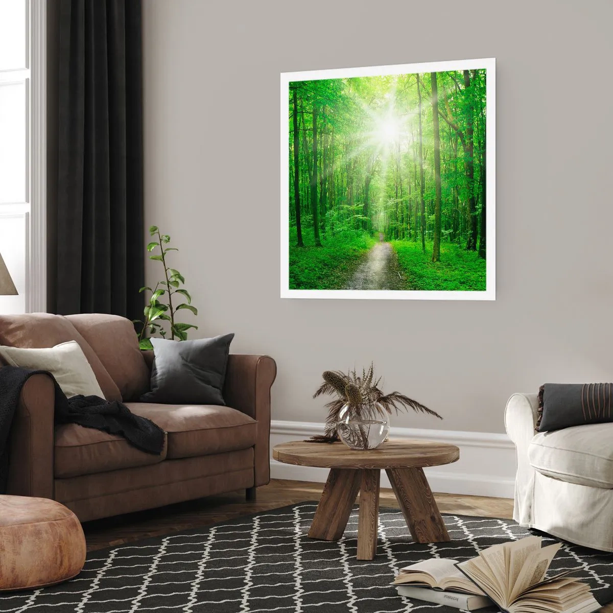 Poster - Die grüne Kathedrale - 40x40 cm