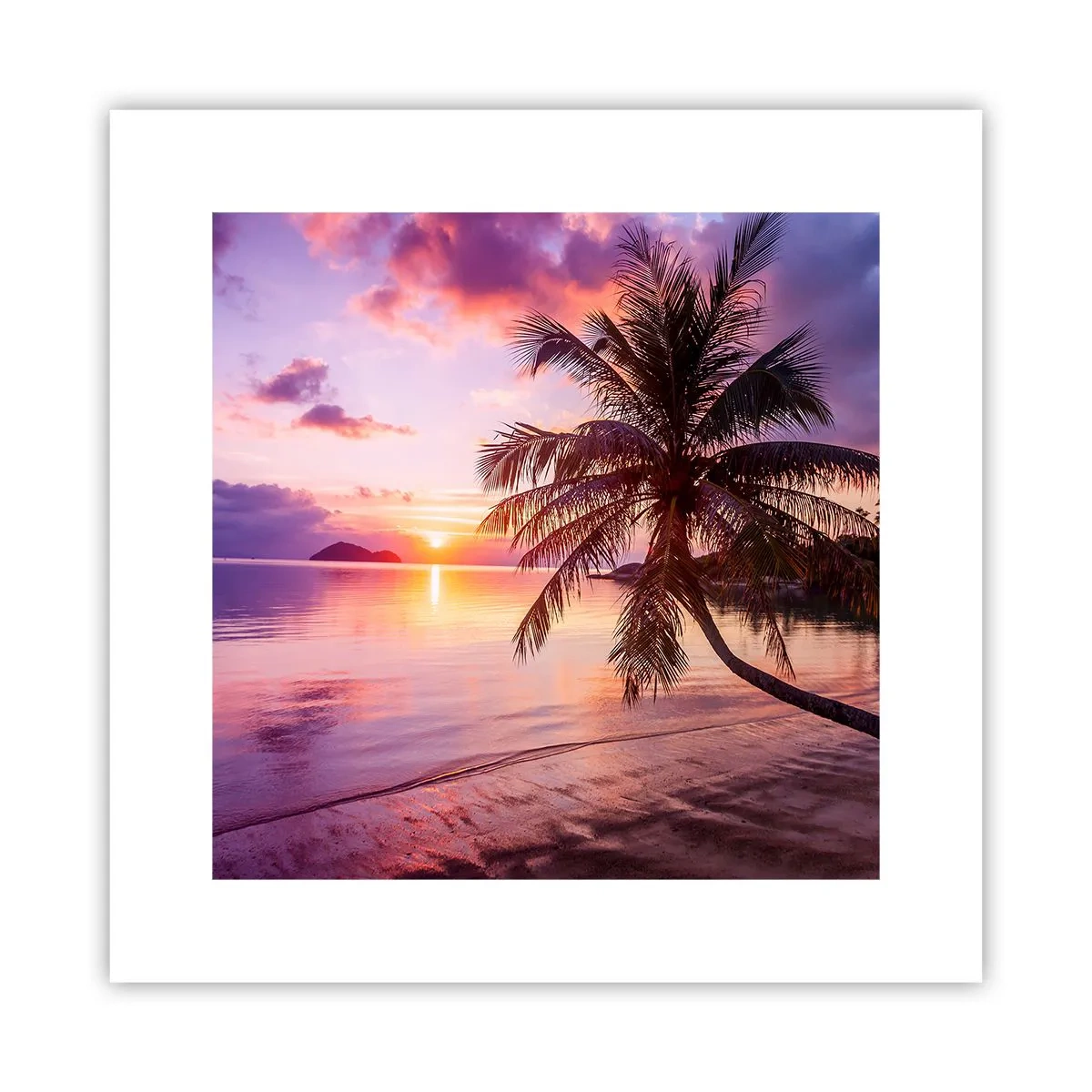 Poster - Behaglichkeit bis zum Horizont - 30x30 cm