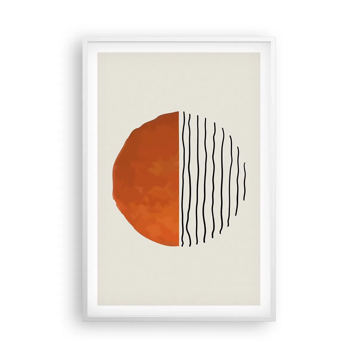 Poster in einem weißen Rahmen - Im japanischen Klima - 61x91 cm