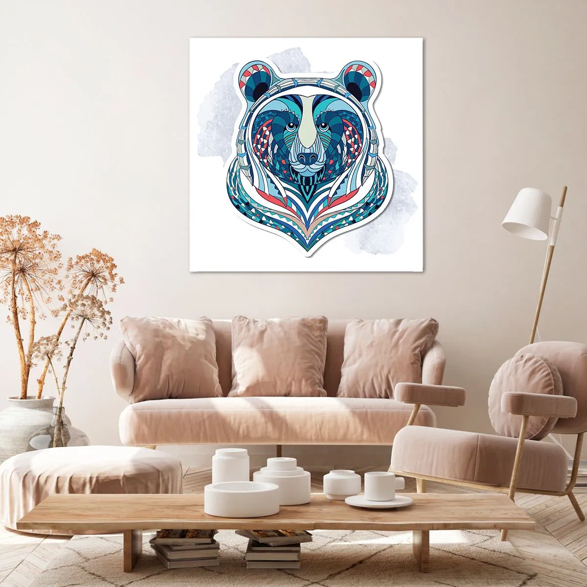 Bild auf Leinwand - Leinwandbild - Eviva Grönland! - 60x60 cm