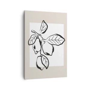 Bild auf Leinwand - Leinwandbild - Dort, wo Zitronen reifen… - 70x100 cm