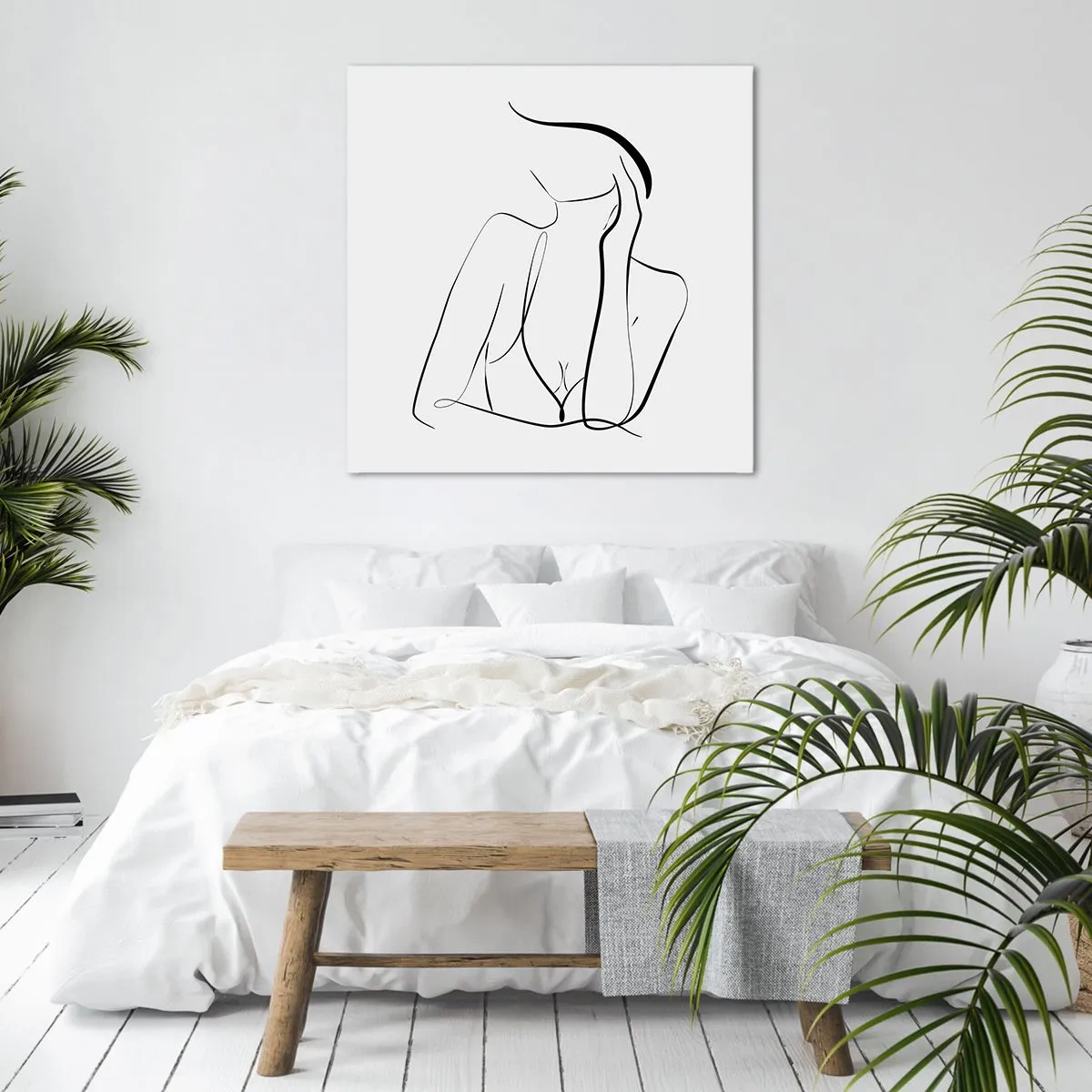 Bild auf Leinwand - Leinwandbild - Auf der Traumwelle - 70x70 cm