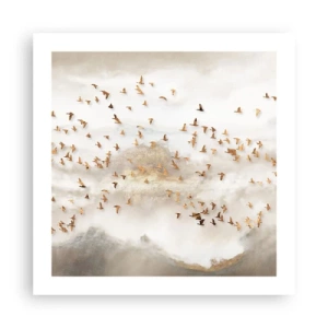 Poster - Es ist schon die Zeit… - 50x50 cm