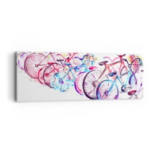 Bild auf Leinwand - Leinwandbild - Kongress des Antimoto-Clubs - 90x30 cm