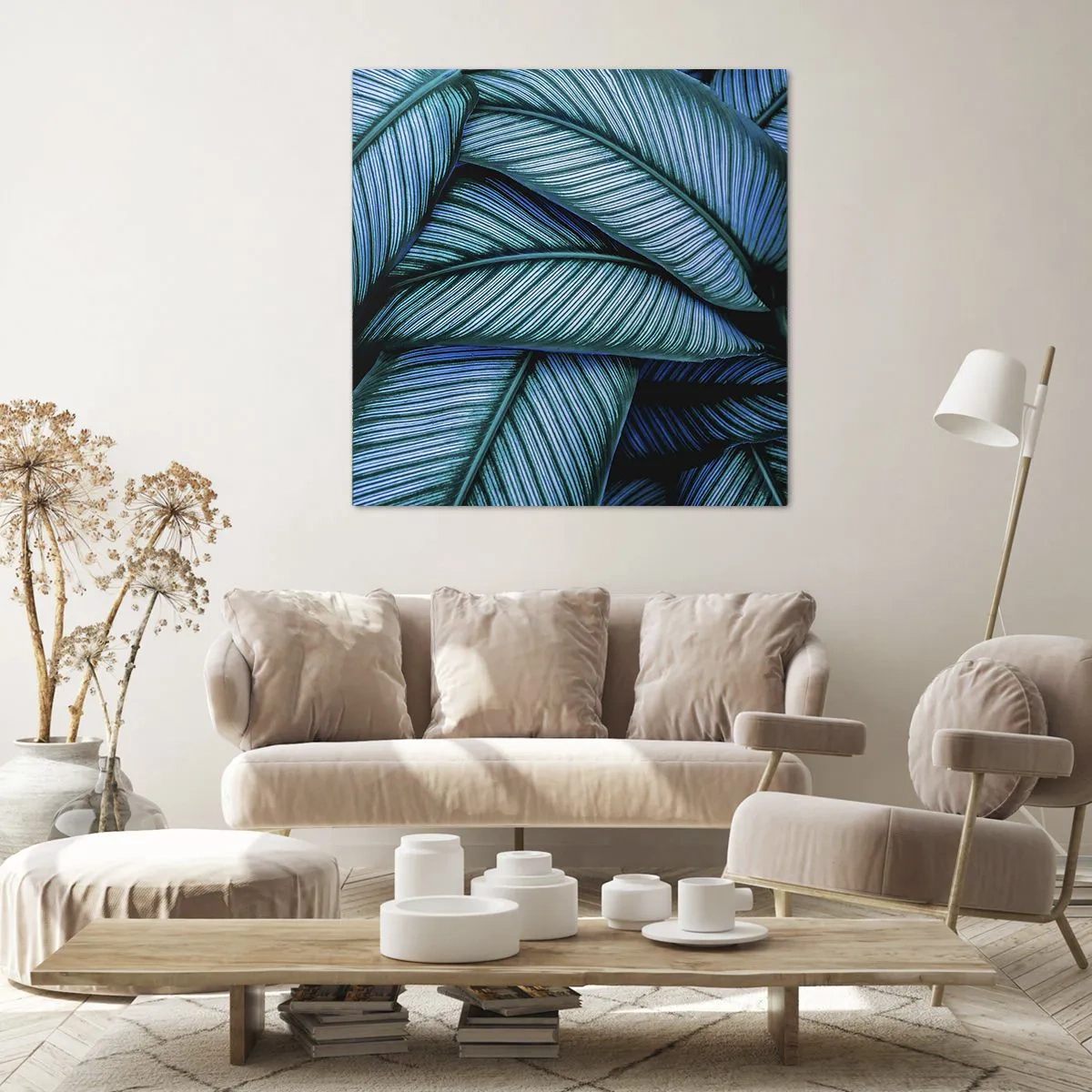 Bild auf Leinwand - Leinwandbild - Lebenslinien - 70x70 cm