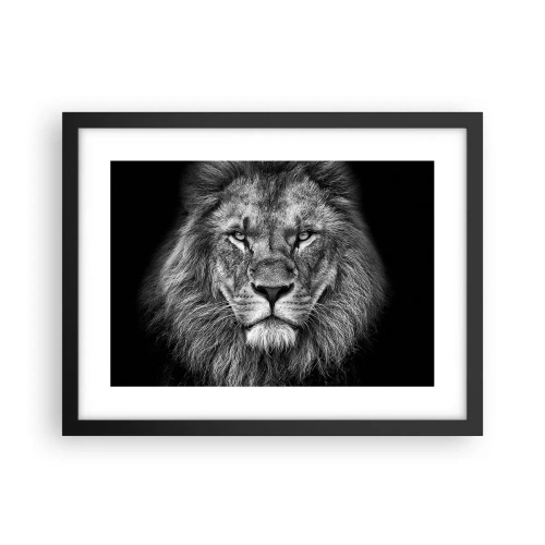 Poster in einem schwarzem Rahmen - Im Krönungsgewand - 40x30 cm