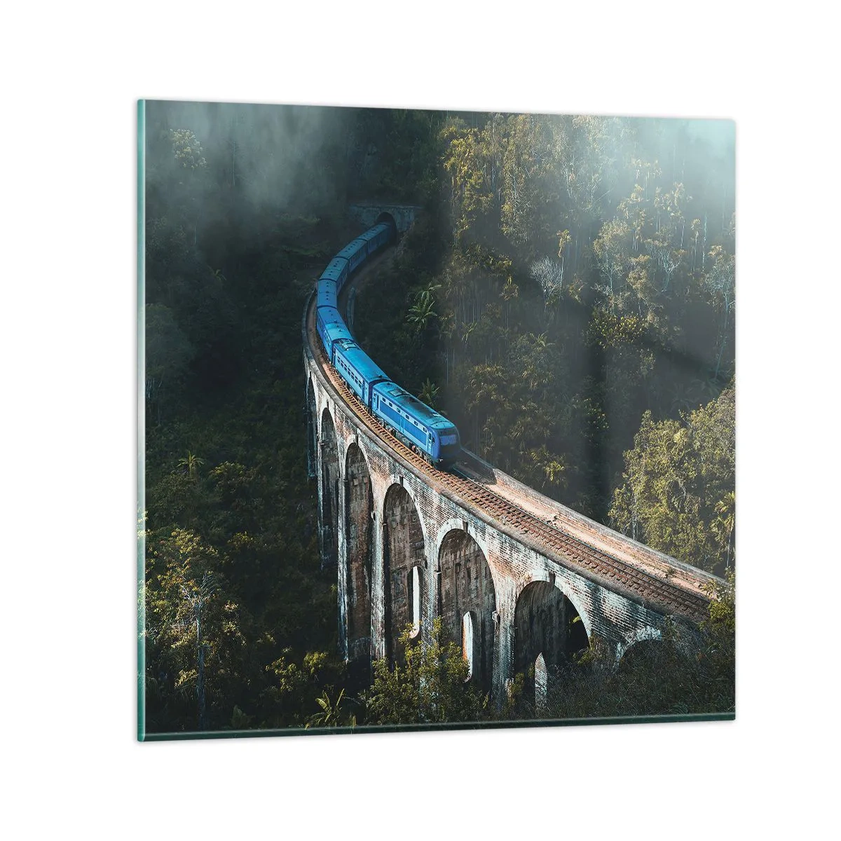 Glasbild - Bild auf glas - Neigung zur Natur - 30x30 cm