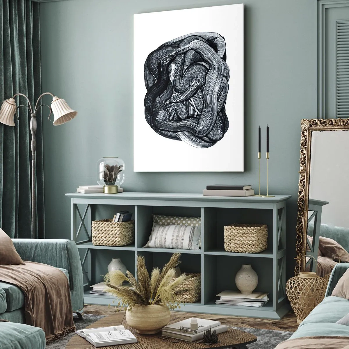 Bild auf Leinwand - Leinwandbild - Es ist nicht so einfach - 45x80 cm