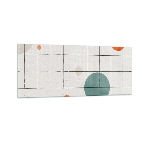 Glasbild - Bild auf glas - Gefangen. Wir oder sie? - 100x40 cm