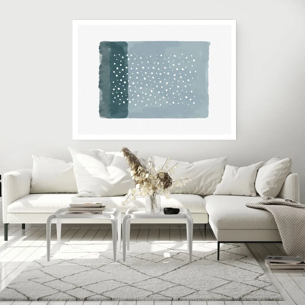 Poster - Auf Blau gewachsen - 50x40 cm