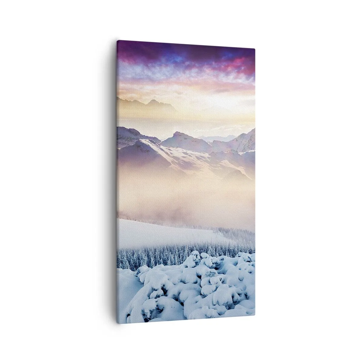 Bild auf Leinwand - Leinwandbild - Die Kraft und Reinheit der Natur - 55x100 cm
