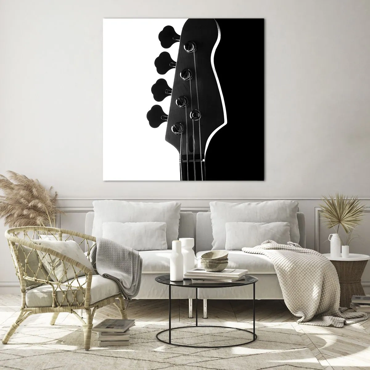 Glasbild - Bild auf glas - Rockige Stille - 50x50 cm