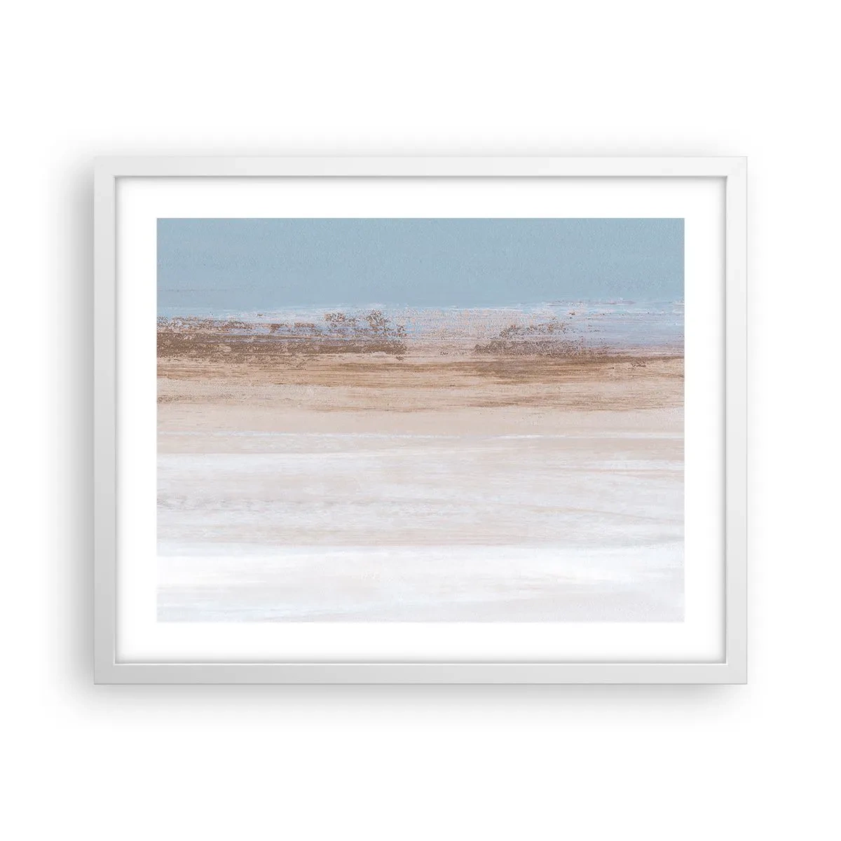 Poster in einem weißen Rahmen - Mehrdeutige Landschaft - 50x40 cm