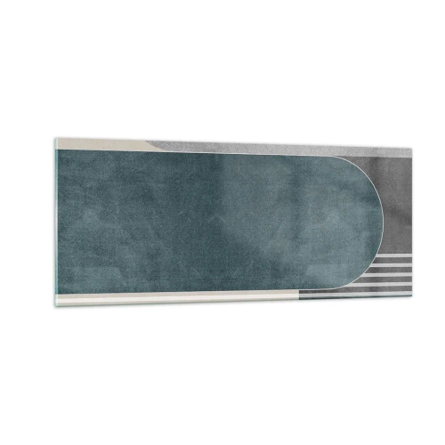 Glasbild - Bild auf glas - Komposition auf der Ebene - 100x40 cm