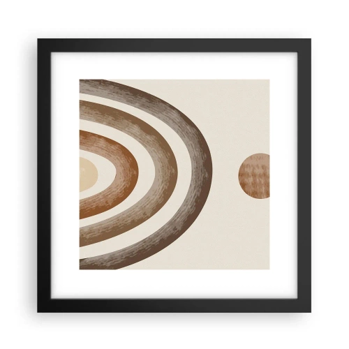 Poster in einem schwarzem Rahmen - In einer weit entfernten Galaxie - 30x30 cm