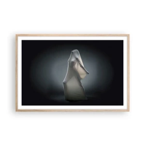 Poster in einem Rahmen aus heller Eiche - Versteckte Wünsche - 91x61 cm