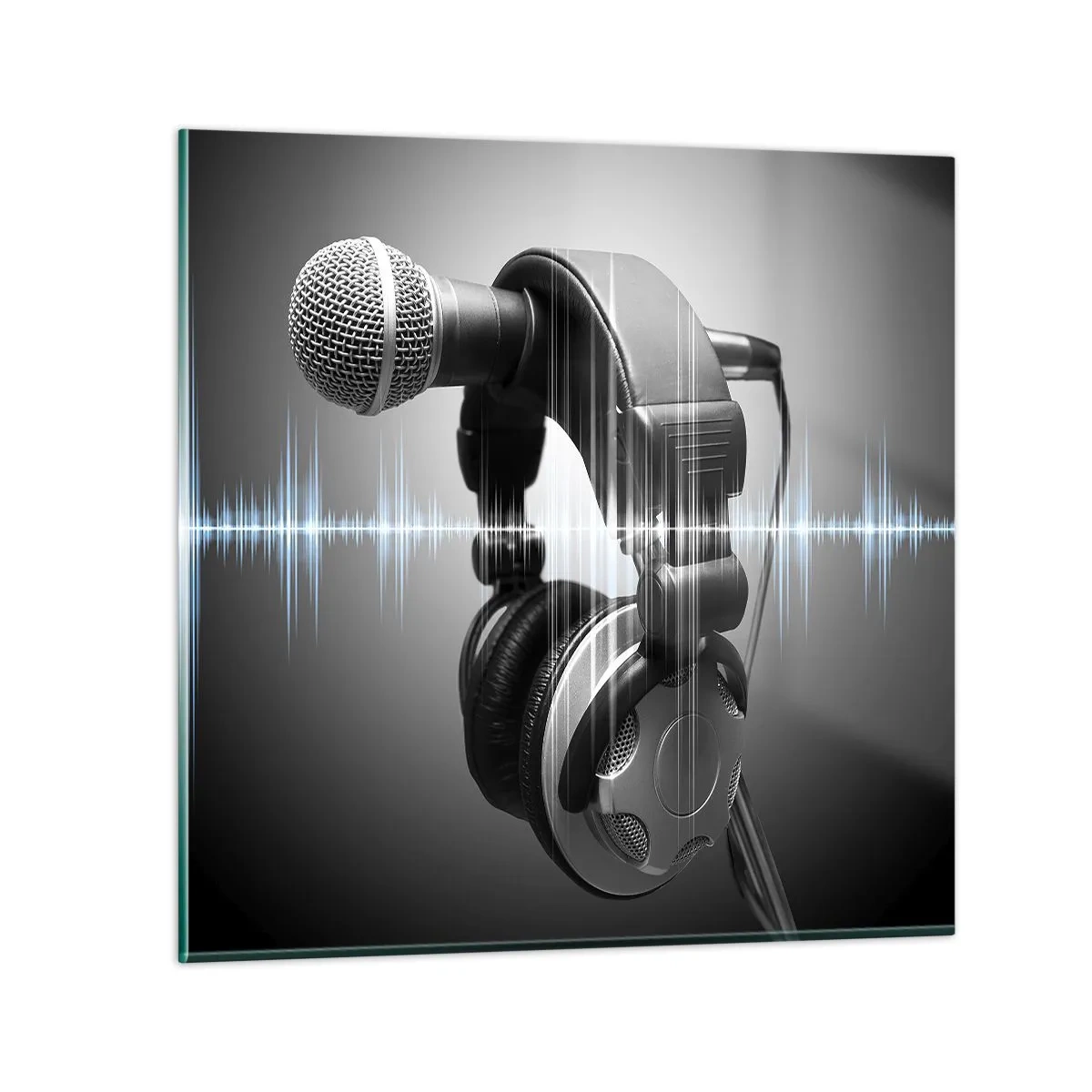 Glasbild - Bild auf glas - Du kannst immer noch den Gesang hören - 30x30 cm