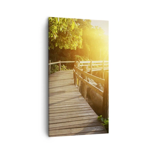 Bild auf Leinwand - Leinwandbild - Noch eine Wendung, ein weiteres Wunder - 45x80 cm