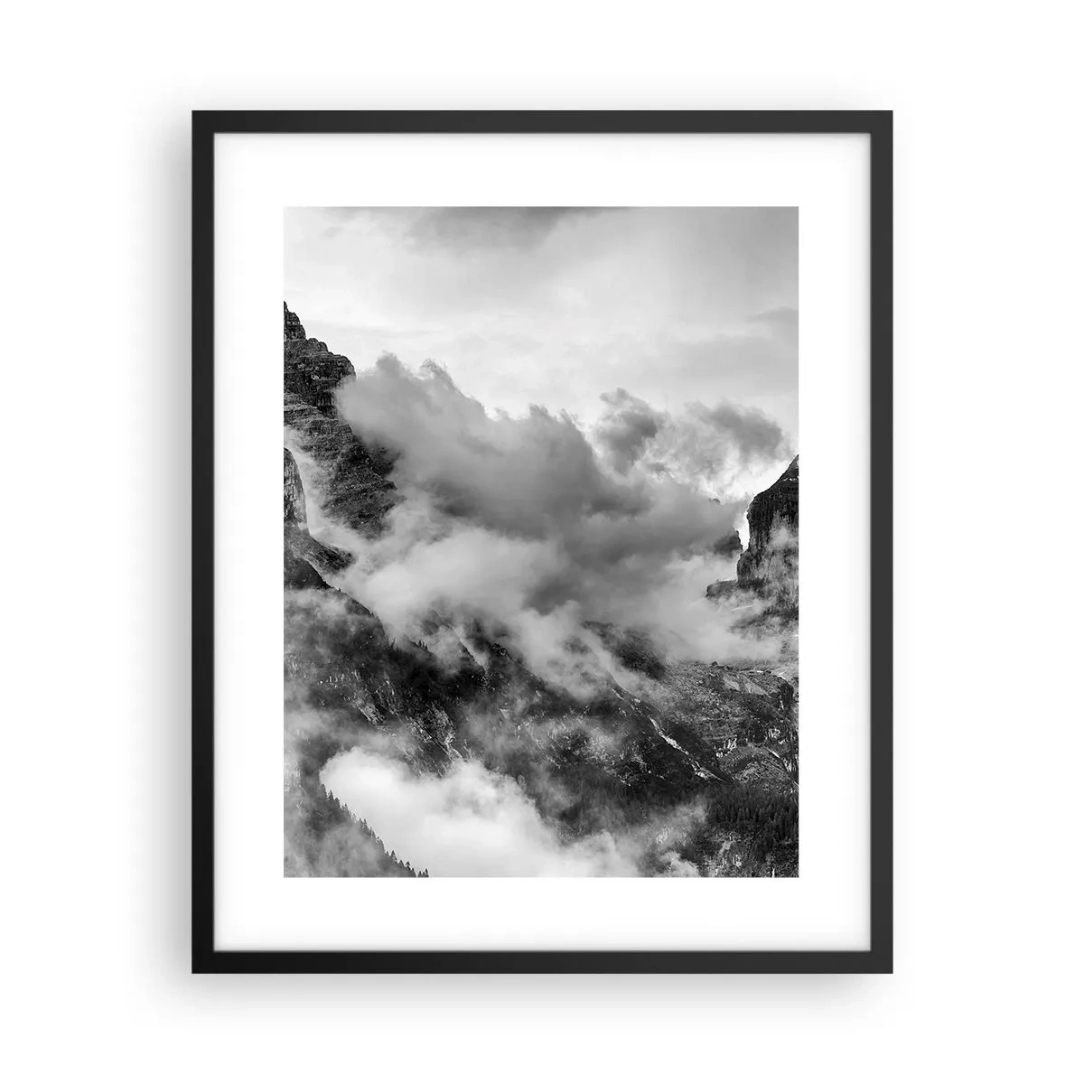 Poster in einem schwarzem Rahmen - Schön und grausam - 40x50 cm