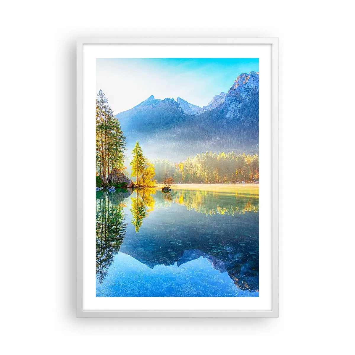 Poster in einem weißen Rahmen - Majestät und Süße - 50x70 cm