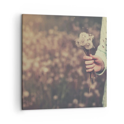 Bild auf Leinwand - Leinwandbild - Bitte behalte sie - 50x50 cm