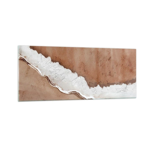 Glasbild - Bild auf glas - In Farben der Erde - 100x40 cm
