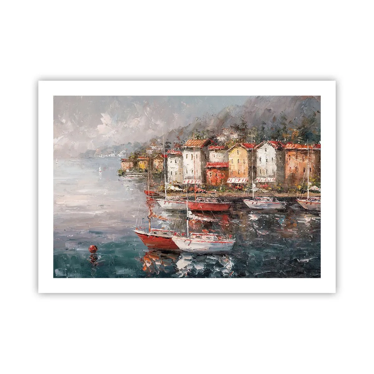 Poster - Romantische Oase - 70x50 cm