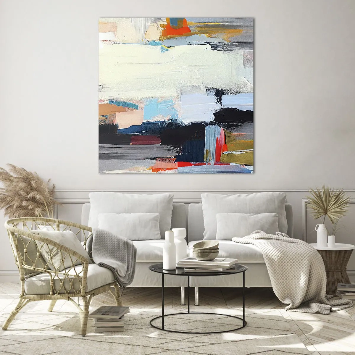 Glasbild - Bild auf glas - Gibt es eine Methode? - 50x50 cm