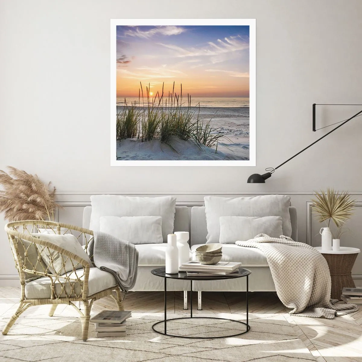 Poster - Schau, denk, fühl - 40x40 cm