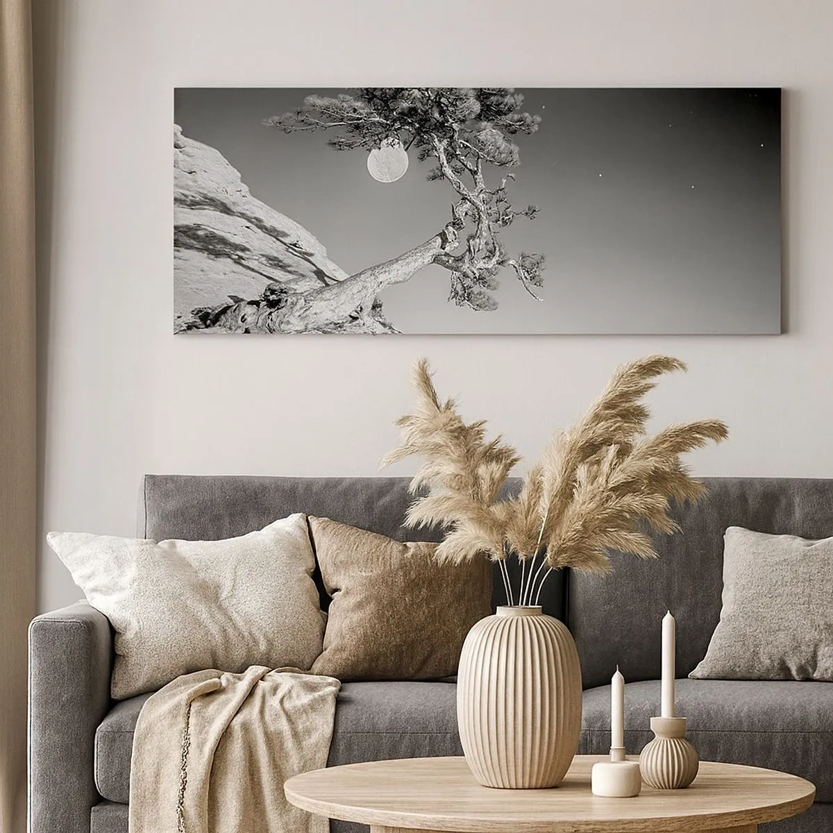 Bild auf Leinwand - Leinwandbild - Siegreiche Kämpferin - 100x40 cm