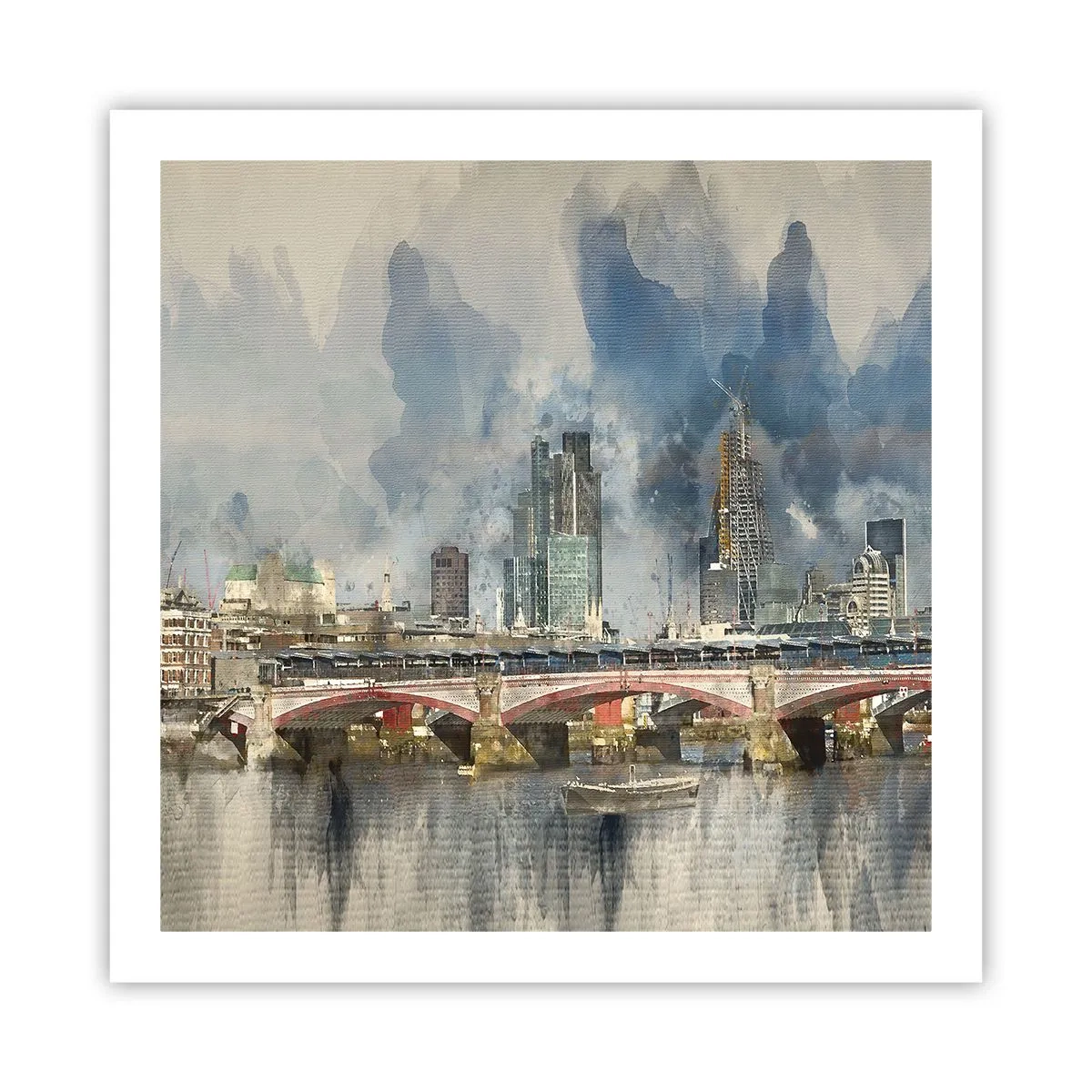 Poster - London in seiner ganzen Pracht - 60x60 cm