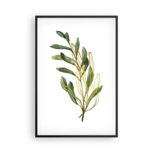 Poster in einem schwarzem Rahmen - Alles was gut ist - 61x91 cm