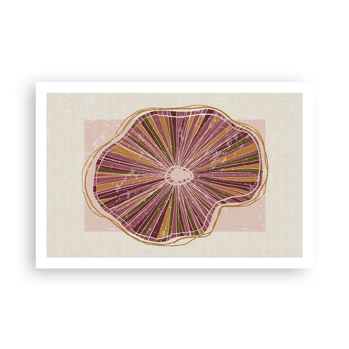 Poster - Strahlende Abstraktion - 91x61 cm