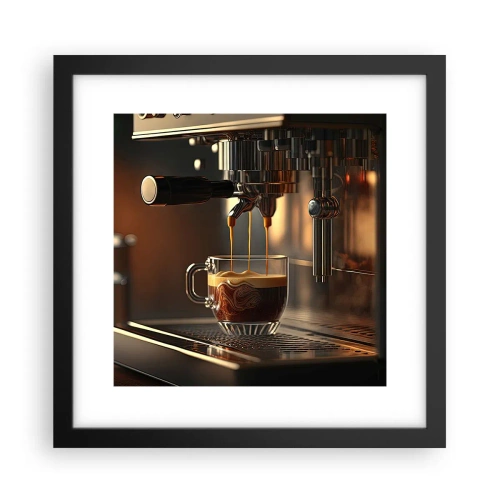 Poster in einem schwarzem Rahmen - Sinnliche Mischung - 30x30 cm