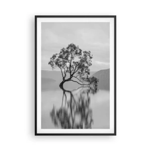 Poster in einem schwarzem Rahmen - Es gibt so ein Land - 61x91 cm