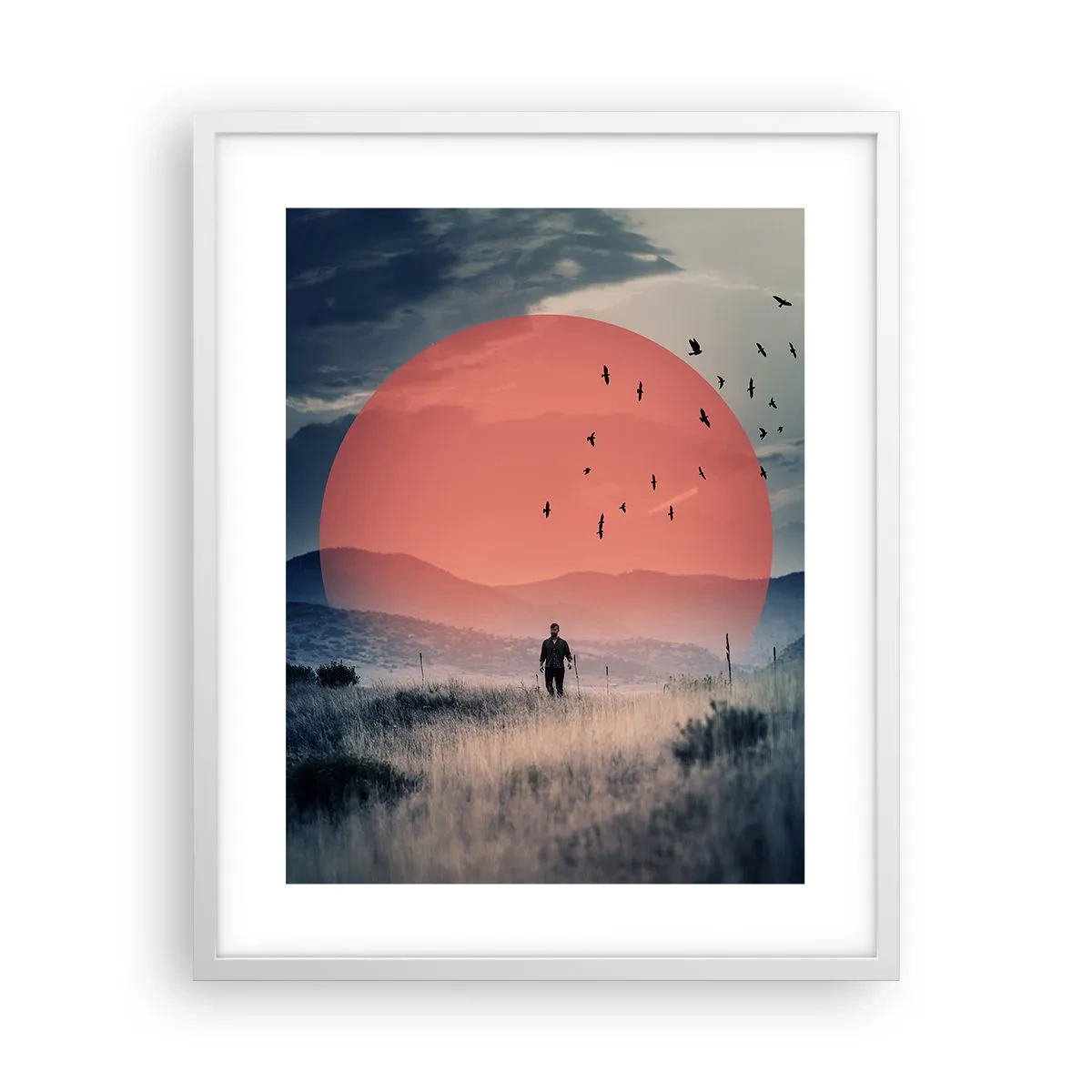 Poster in einem weißen Rahmen - In eigenen Elementen - 40x50 cm