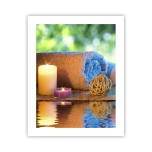 Poster - Zeit für den Körper - 40x50 cm