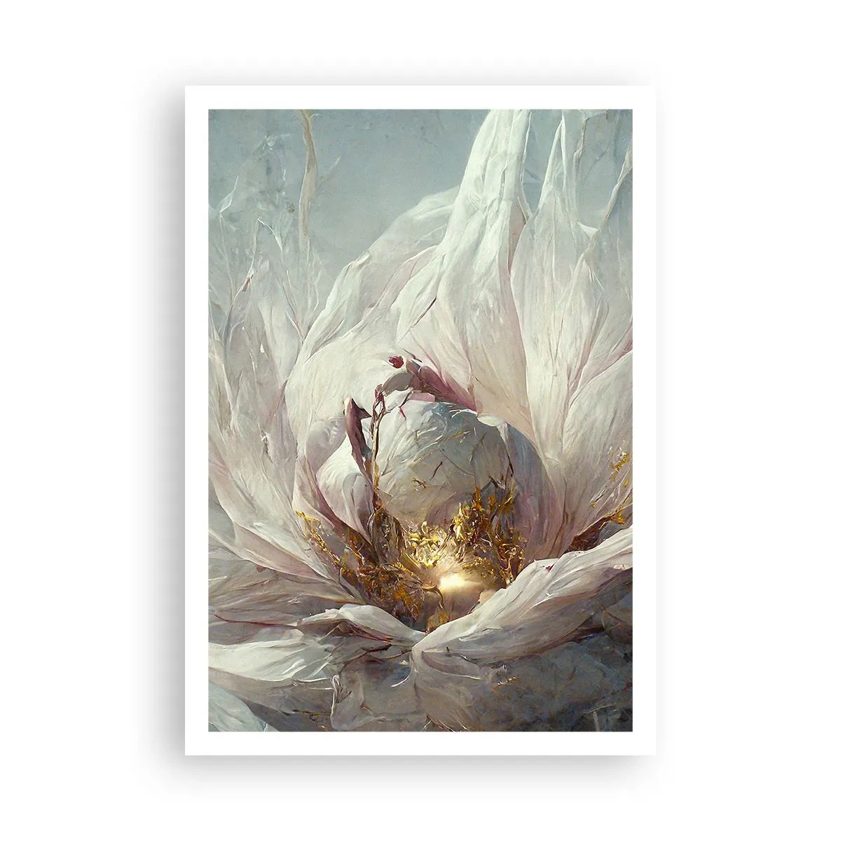 Poster - Sie blüht alle hundert Jahre einmal - 70x100 cm