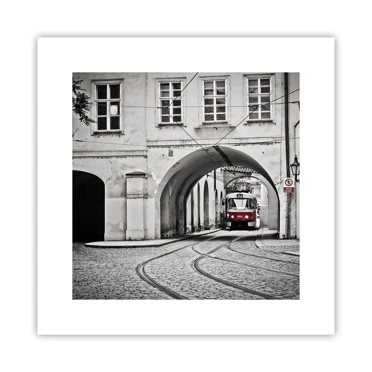 Poster - Durch das Stadtlabyrinth - 30x30 cm