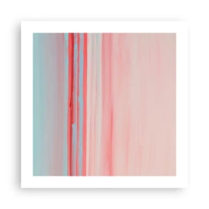 Poster - Abstraktion im Morgengrauen - 50x50 cm